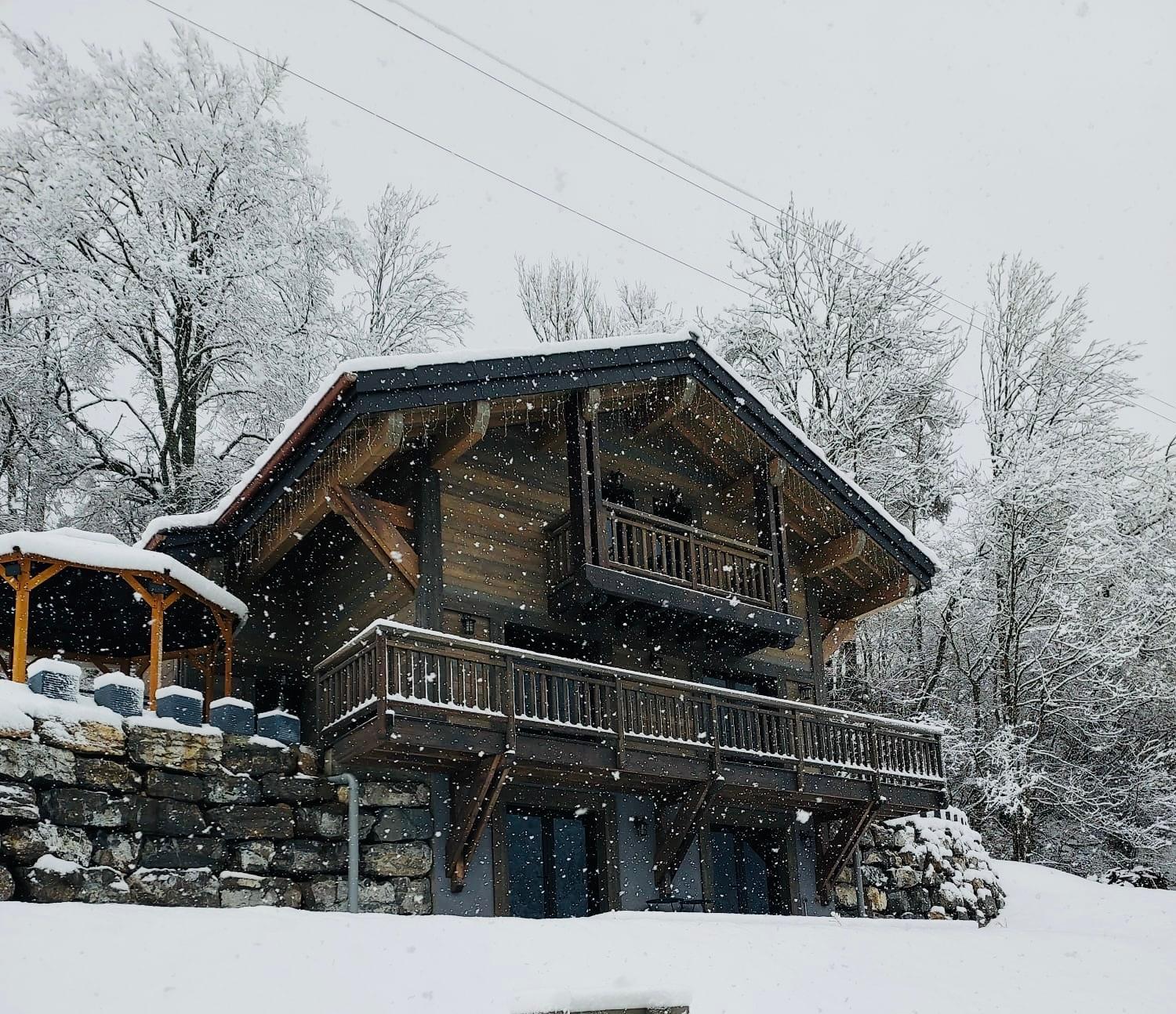 Chalet Du Bonheur Villa Bonnevaux  Kültér fotó